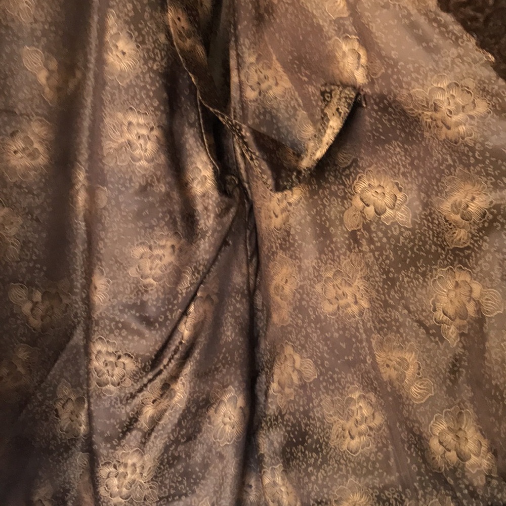 Mid-Century brown Persian lamb mink collar short coat - Picture 8 of 14